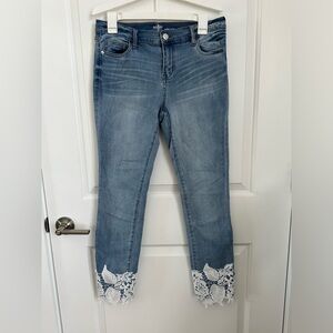 NYC Jeans with lace detailing